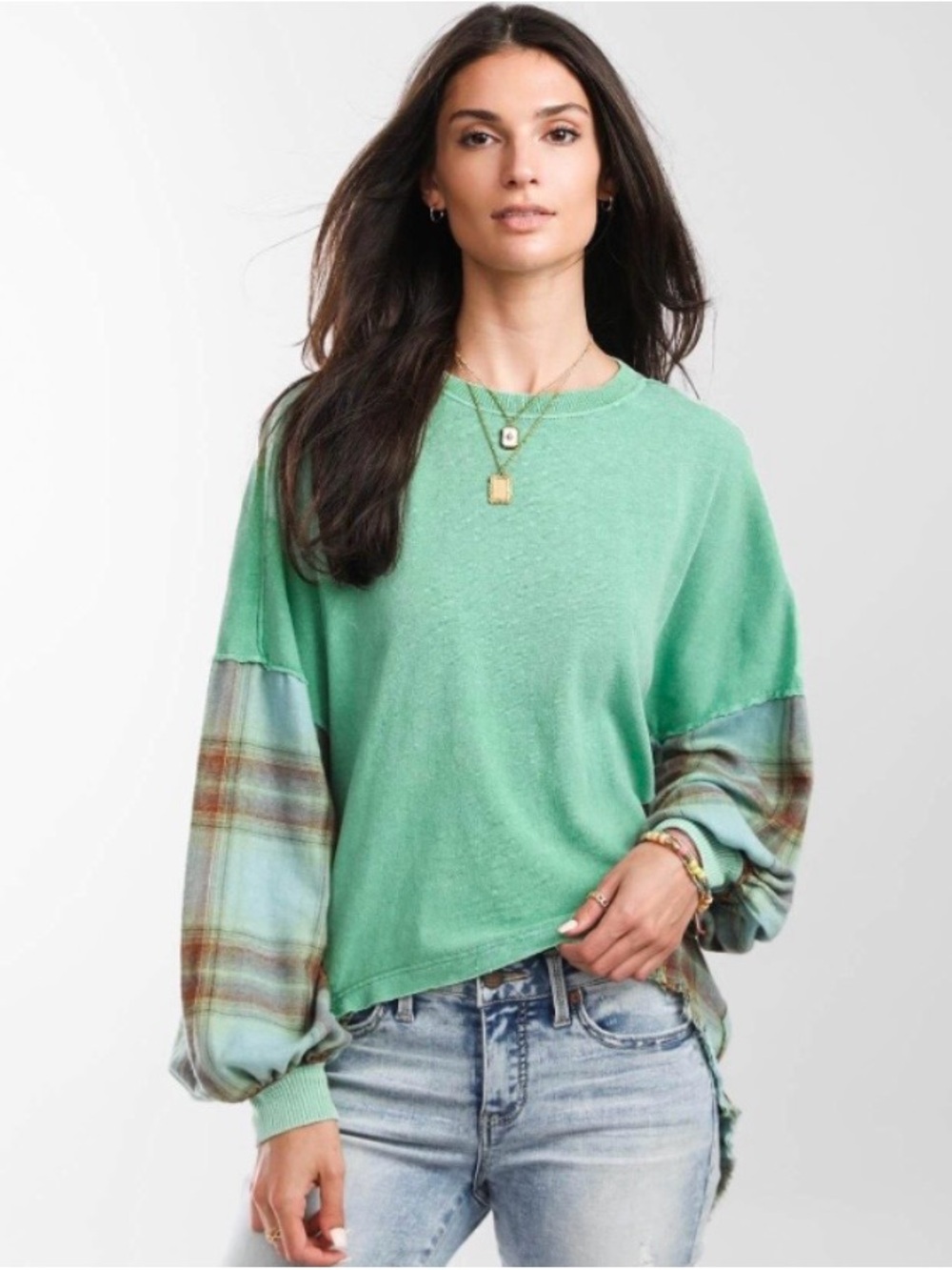 Free People We The Free Miley Washed Pullover Size M